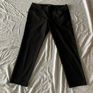 Black Lululemon Men’s abc classic fit pants, size 36, 31” length (altered)
